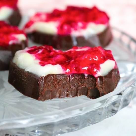 Heart Shaped Chocolate Fudge