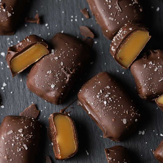 Chocolate Covered Salted Caramels