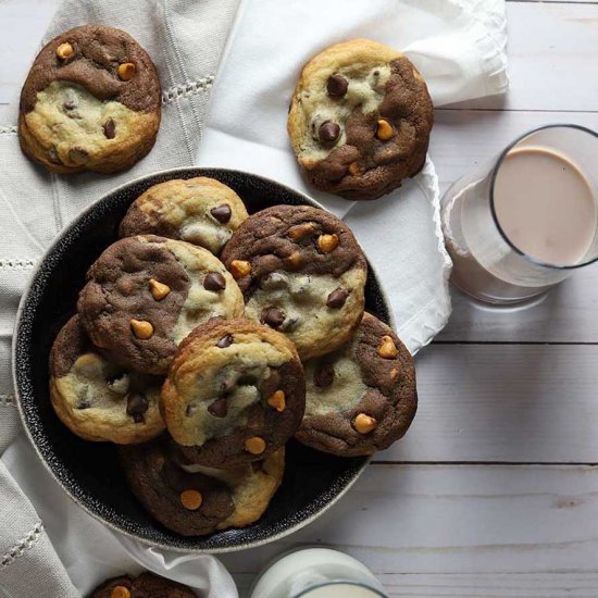 Opposites Attract Reverse Cookies