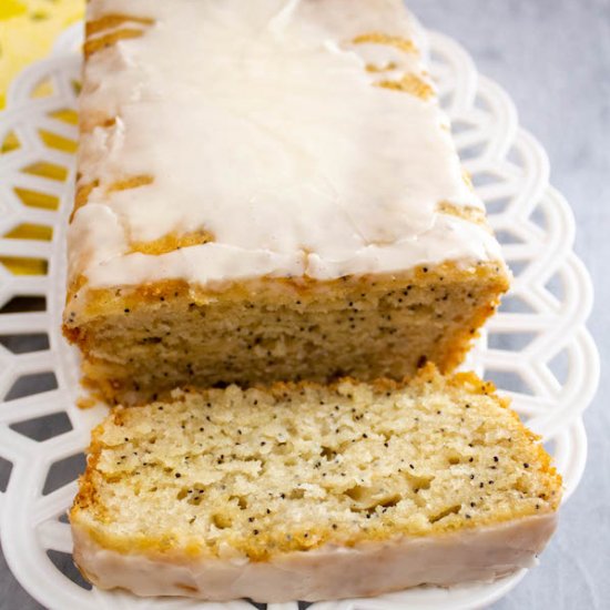 Glazed Lemon Poppy Seed Loaf