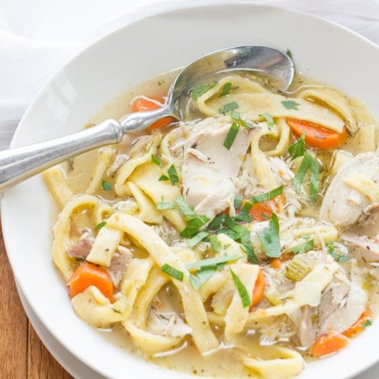 Homemade Chicken Noodle Soup Recipe