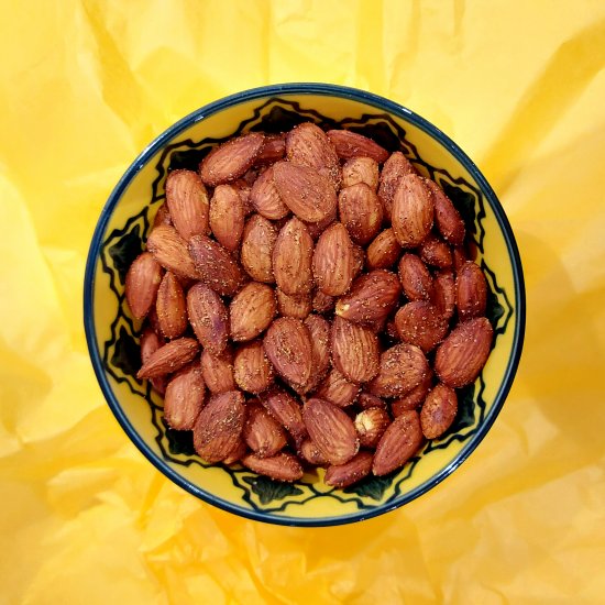 Spicy Roasted Almonds