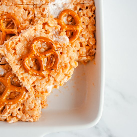 Butterscotch Pretzel Rice Krispies