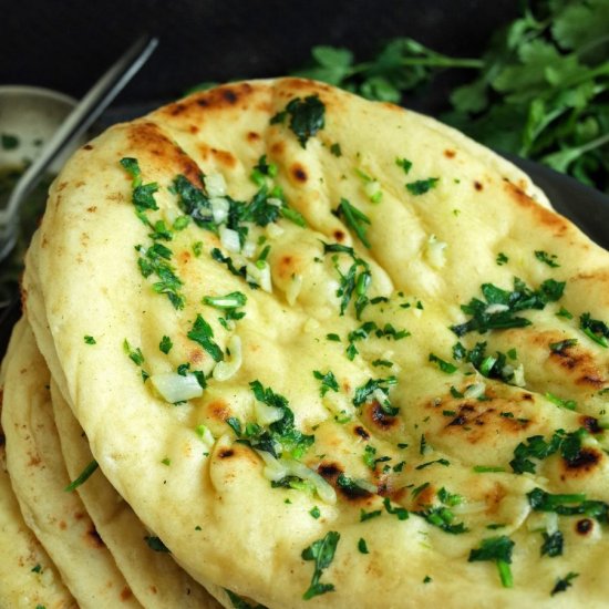 Garlic & Coriander Naan Bread