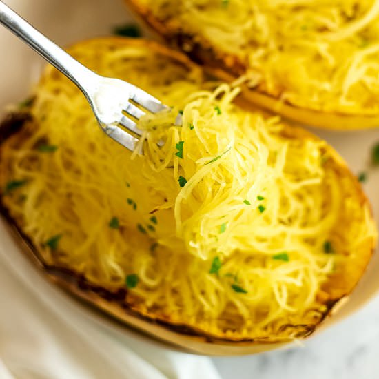 Perfect Air Fryer Spaghetti Squash