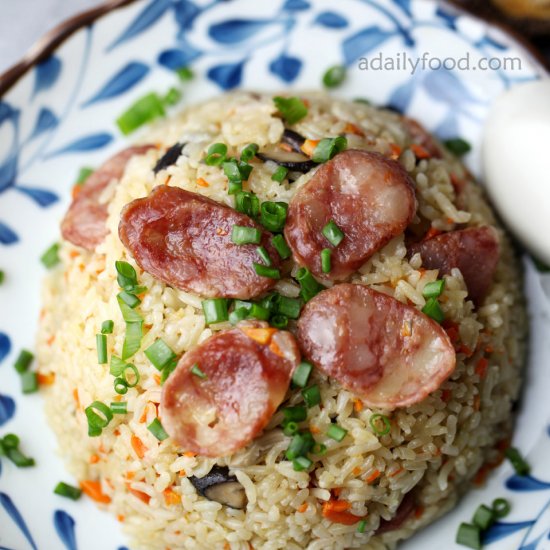 CHINESE ONE POT SAUSAGE AND RICE