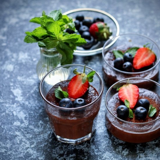 chocolate pudding – eggless