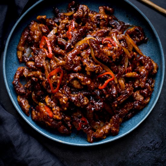 Crispy Chilli Beef