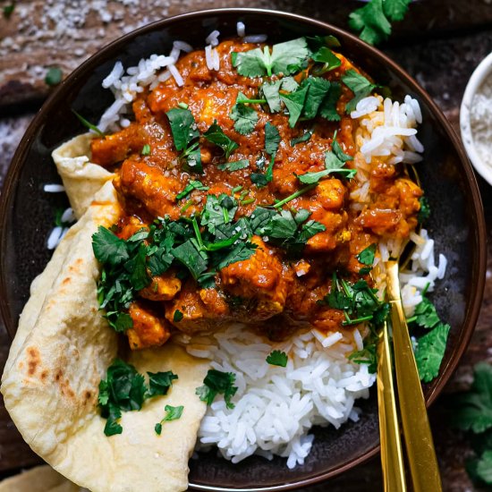 Vegan Spicy Indian Tofu Curry