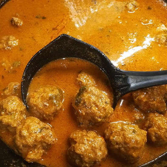 Anglo Indian Meat Ball Curry