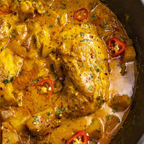 Jamaican Style Curry Chicken