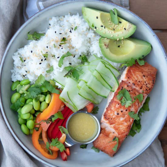 Salmon Rice Bowl