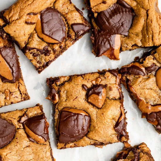 Peanut Butter Blondies