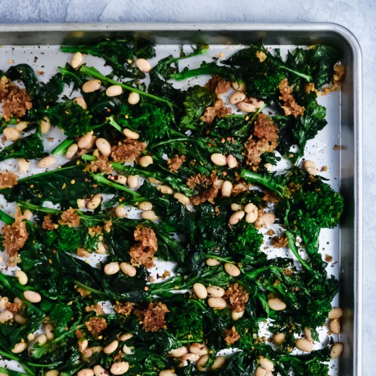 Broccoli Rabe Beans And Breadcrumbs