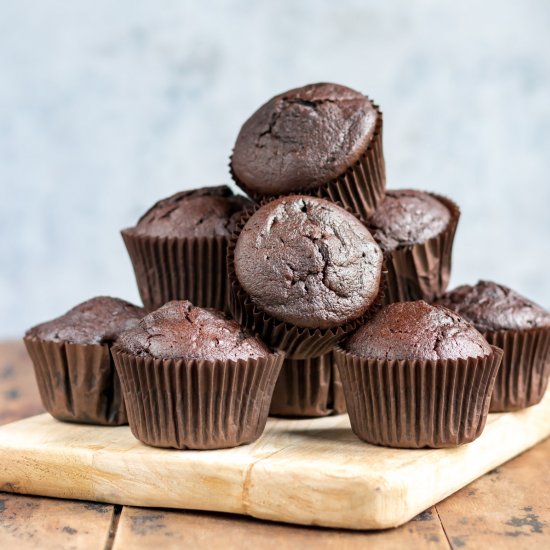 Chocolate Beet Muffins