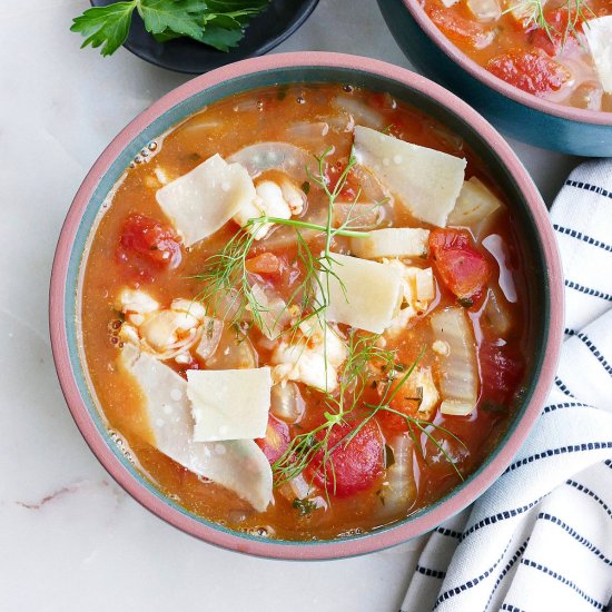 Healthy Fennel Stew with Shrimp