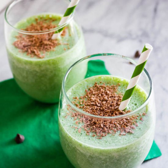 Healthy Shamrock Shakes