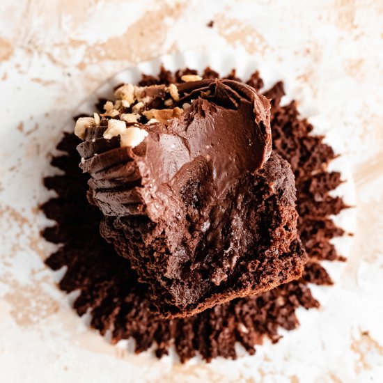 Easy Nutella Cupcakes