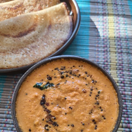 Red Coconut Chutney