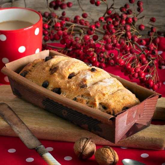 PAN DE NUECES Y CHOCOLATE