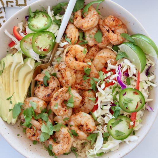 Shrimp Taco Bowl