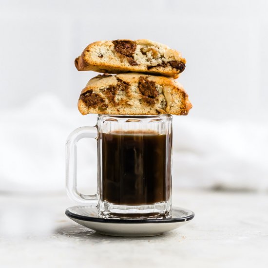 Milk Chocolate Walnut Mandelbread