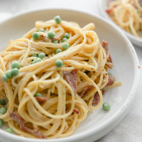 Dairy-Free Carbonara Pasta