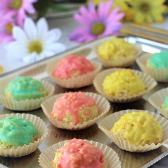 Almond Paste Cookies with Icing