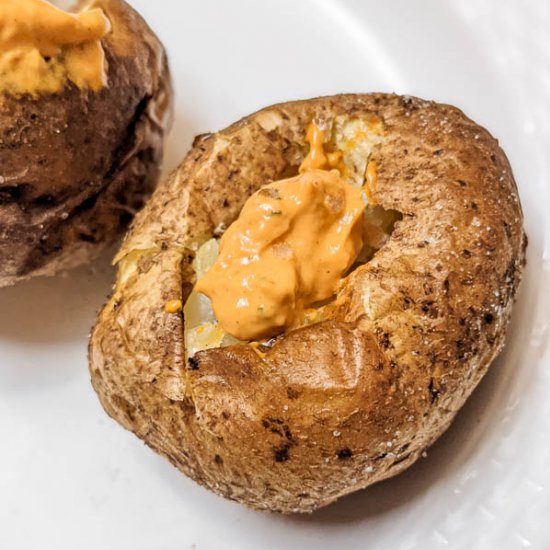 Air fryer baked potatoes