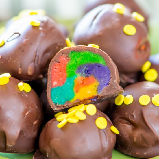 Pot of Gold Rainbow Truffles