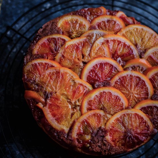 Blood Orange Chocolate Cake