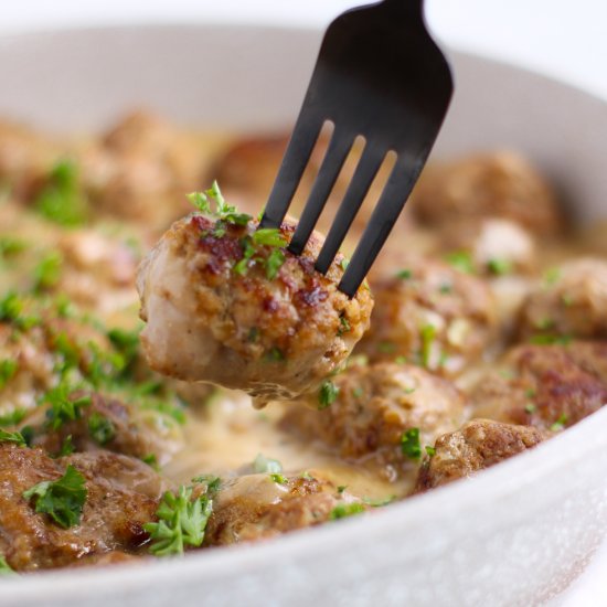 Easy Gluten-free Swedish Meatballs