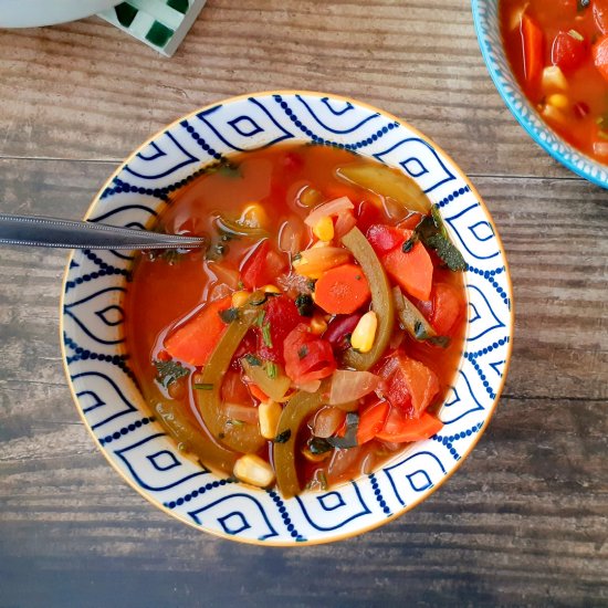 Mexican vegetable soup