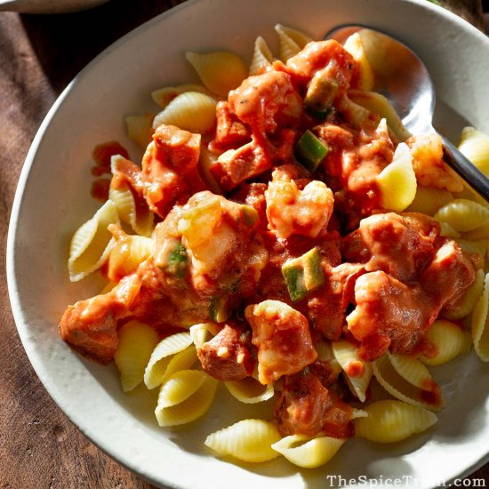 Shrimp and Sausage Pasta