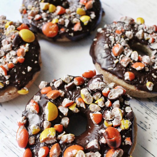 Chocolate Peanut Butter Donuts