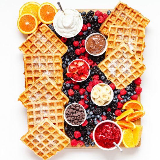 Waffle Breakfast Board