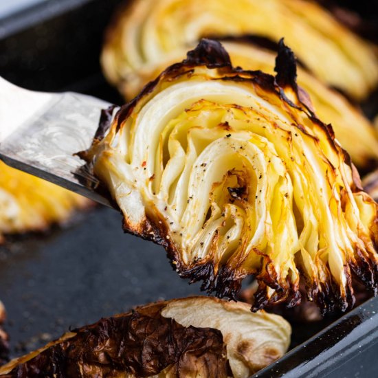 Roasted Cabbage Wedges