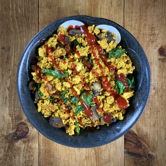 Easy Veggie Tofu Scramble