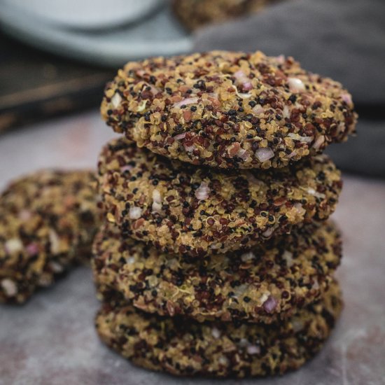 Baked Vegan Quinoa Patties