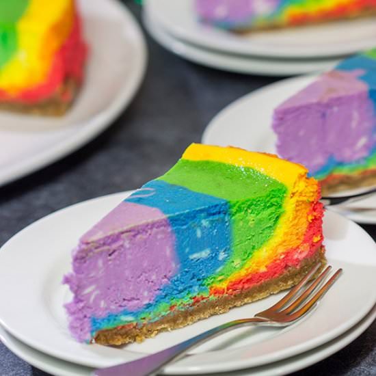 Rainbow Cheesecake