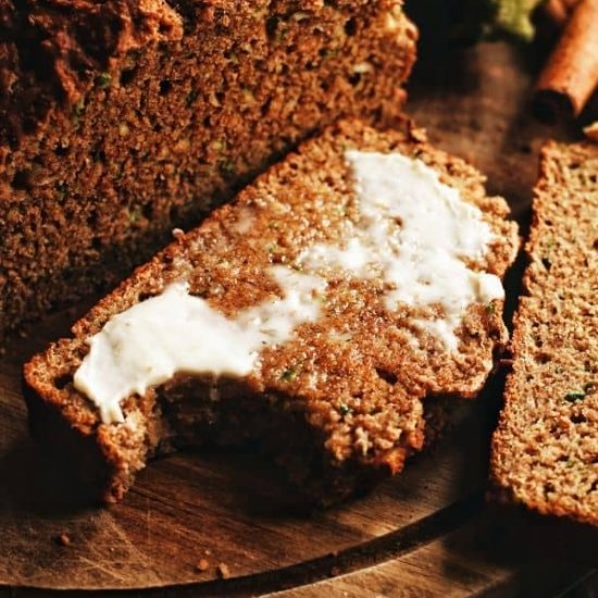 Easy Whole Wheat Zucchini Bread