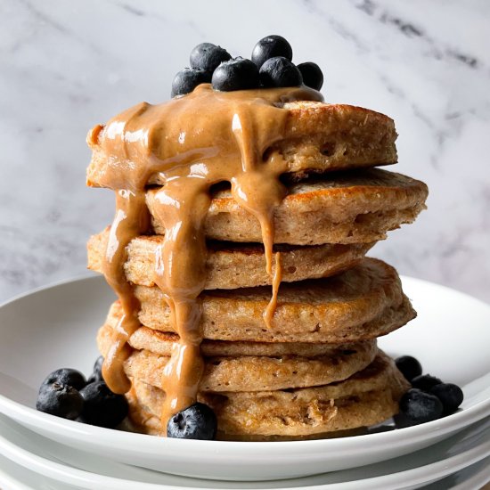 Whole Wheat Applesauce Pancakes