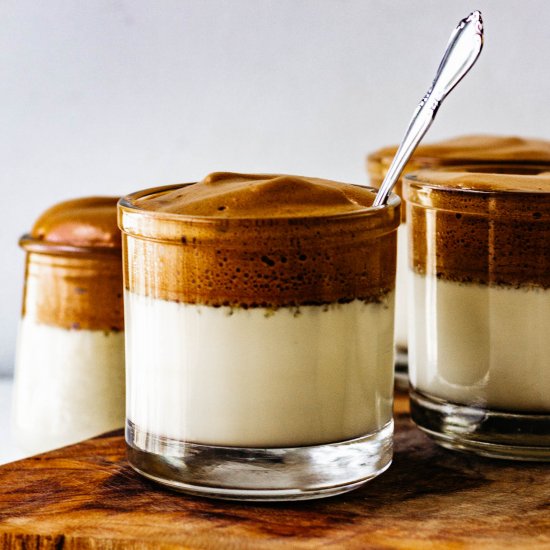 Dalgona Coffee Pots de Creme