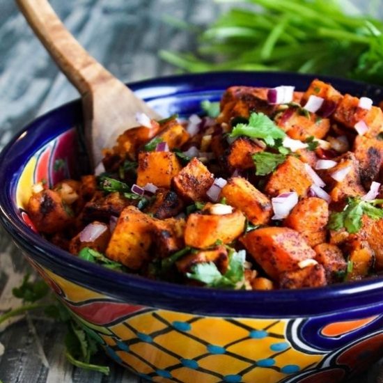 Cilantro Lime Sweet Potato Salad