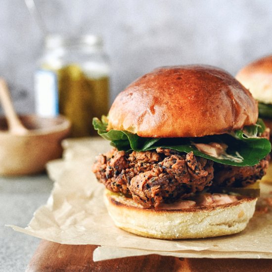 Korean Fried Chicken Sandwich