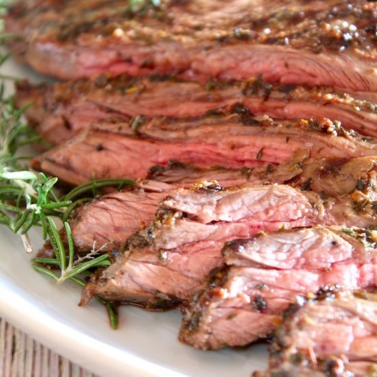 Mediterranean Marinated Flank Steak