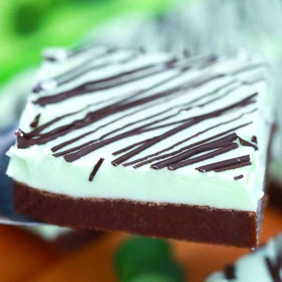 Irish Mint Brownies