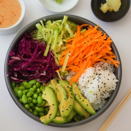 Vegan Sushi Bowl