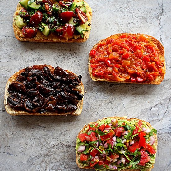 4 Savory Toast Recipes