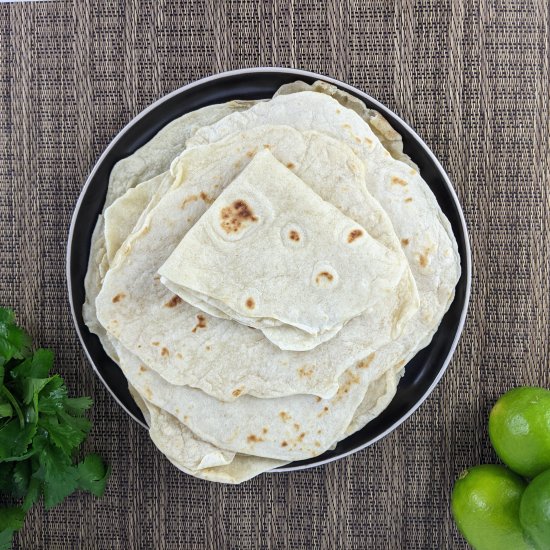 FRESH TORTILLA: FLAKY, SOFT.